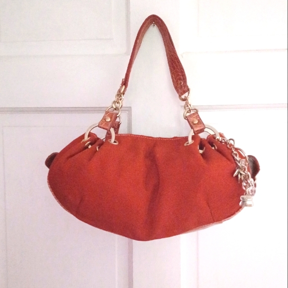 Kathy Van Zeeland Orange Handbag - Picture 10 of 10